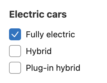 Noleggio auto elettriche